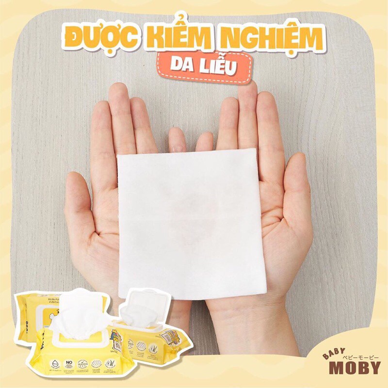 Khăn Ướt Tinh Khiết Moby Chính Hãng