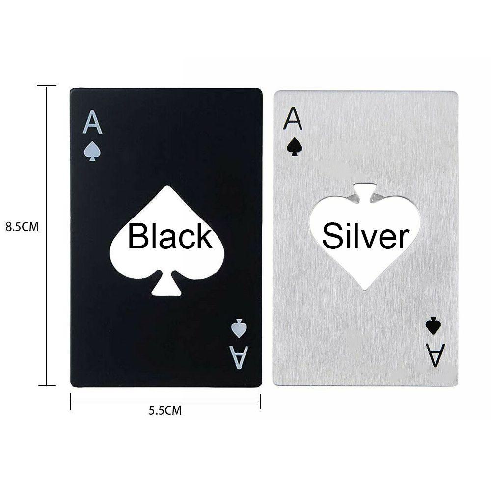 Dụng Cụ Mở Nắp Chai Đa Năng Hình Lá Bài Poker Độc Đáo