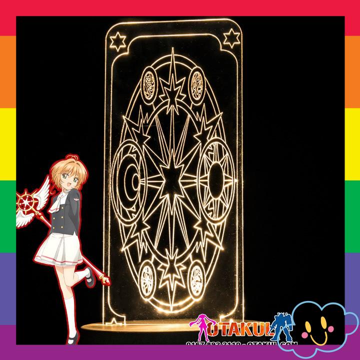 Tấm Mica Sakura Clear Card - Mặt Sau -Vàng