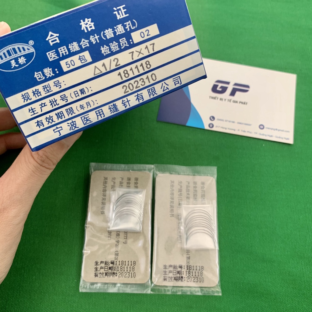 KIM KHÂU DA Y TẾ GREETMED MŨI KIM TAM GIÁC KIM KHÂU THỰC HÀNH KHÂU GIÒ