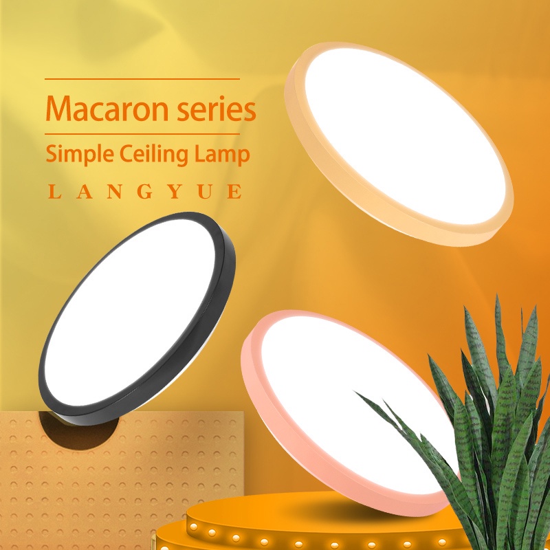 Đèn trần bóng LED CANMEIJIA hình tròn chất liệu acrylic siêu mỏng AC220V 16W 30W 50W 70W trang trí nhà cửa