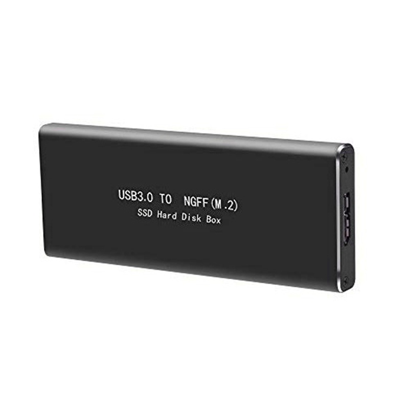 Hard Drive Reader Adapter M.2 NGFF SSD SATA to USB3.0 6Gbp/S UASP Aluminum Box for Windows Mac