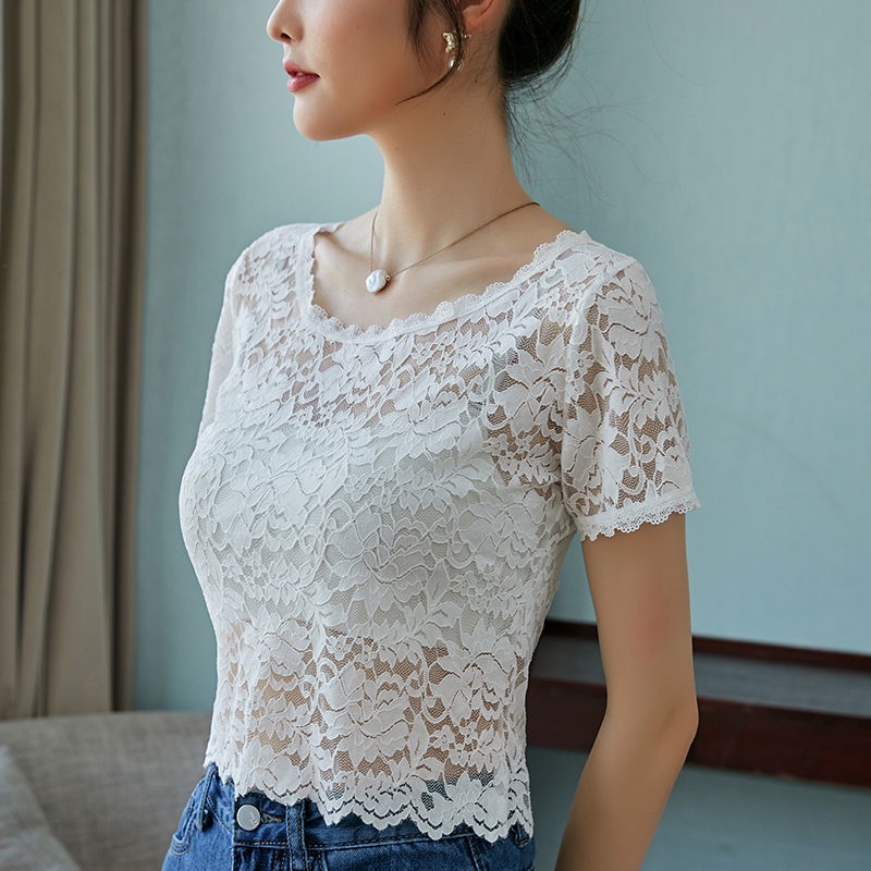 Áo Ren Ống Ngắn Mỏng Thời Trang Mùa Hè Hàng Mới 2022 Kích Thước M-3xl Dành Cho Bạn Nữ