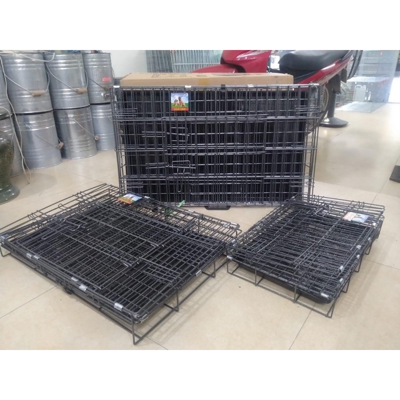 Lồng vân đá chống rỉ cho chó mèo thú cưng size S