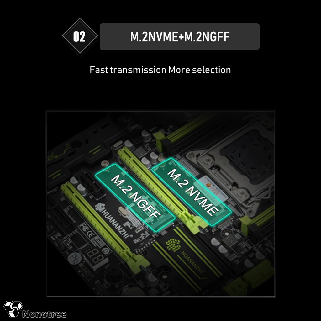 Mainboard HUANANZHI X79 2.49 luxury LGA2011, hỗ trợ DDR3 non-ECC ram, M.2, Nonotree, bảo hành 3 năm, Tốt hơn i7,đa nhiệm | BigBuy360 - bigbuy360.vn