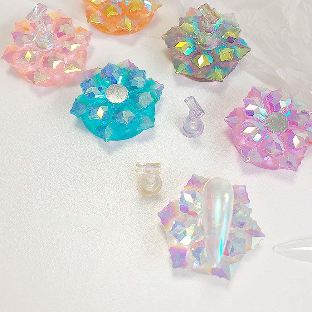 JARRED Giá Đỡ Trưng Bày Móng Tay DIY Hình Hoa Sen Tiện Lợi