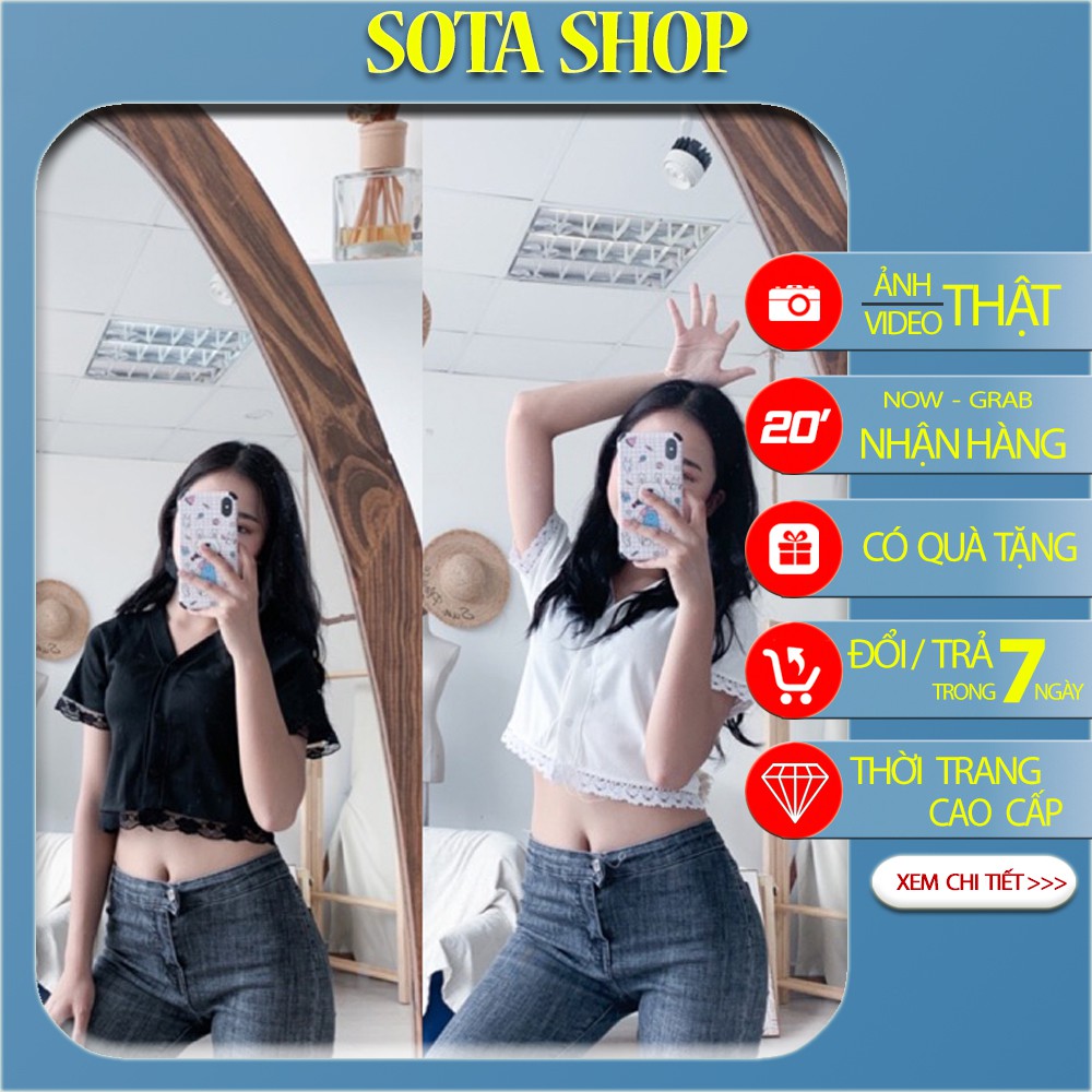 𝐒𝐀𝐋𝐄 𝐋Ớ𝐍Áo croptop Jennie len gân hở eo  Áo nữ croptop len gân viền ren siêu hot