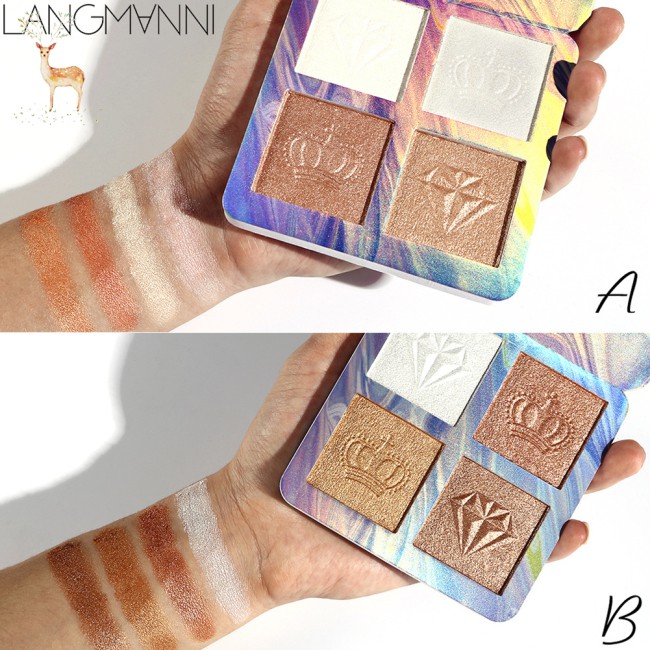 (Hàng Mới Về) Bảng Phấn Mắt 4 Màu Nhũ Lì Sắc Gradient Kháng Nước Lâu Trôi | BigBuy360 - bigbuy360.vn