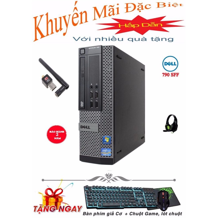 Thùng CPU DELL OPTIPLEX 790 SFF Core i3 2120, Ram 8GB, HDD 1TB