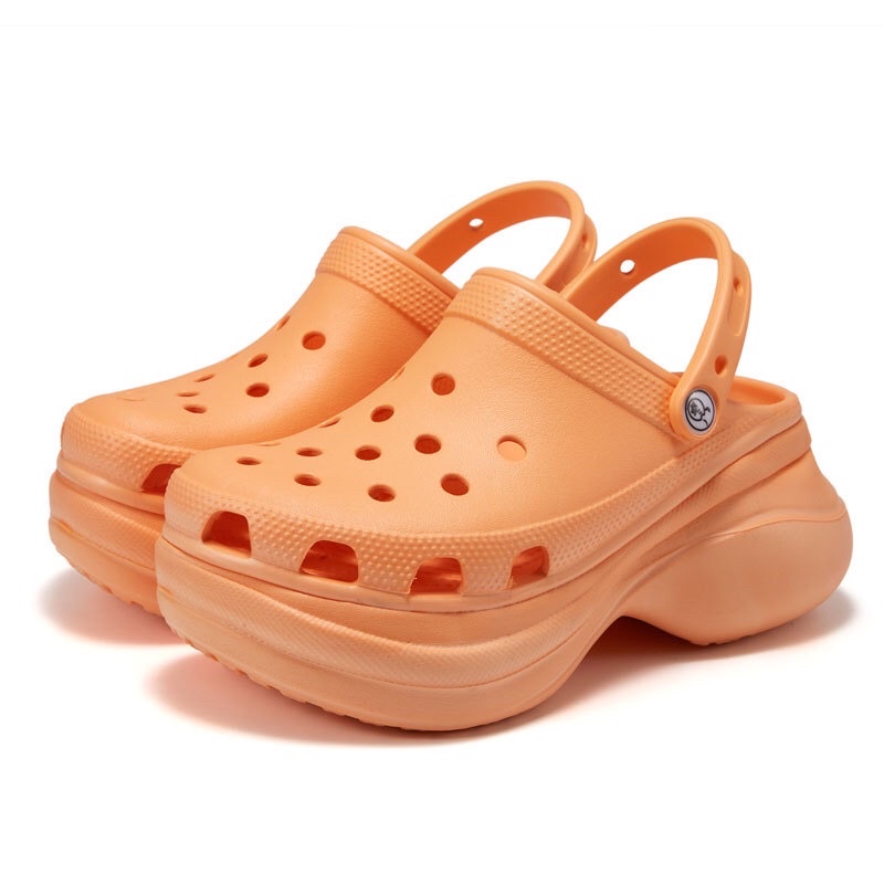 Dép sục cross đế cao màu tím 8 cm hàng od