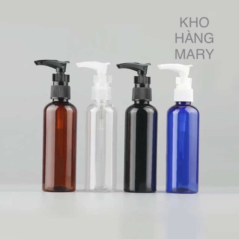 Chai TRONG Vòi nhấn Xịt giọt / xịt Sương - Chai nhựa Pet vòi pumb 10ml / 30ml / 50ml/ 100ml