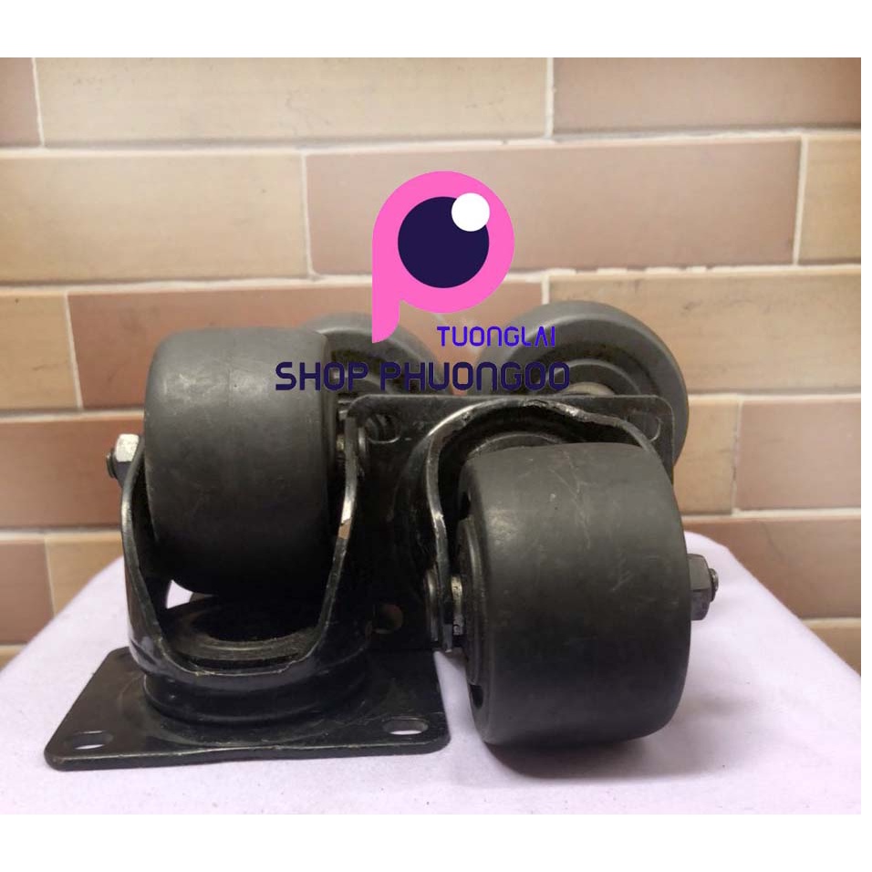 Bộ 4 bánh xe đẩy tải nặng 80x38