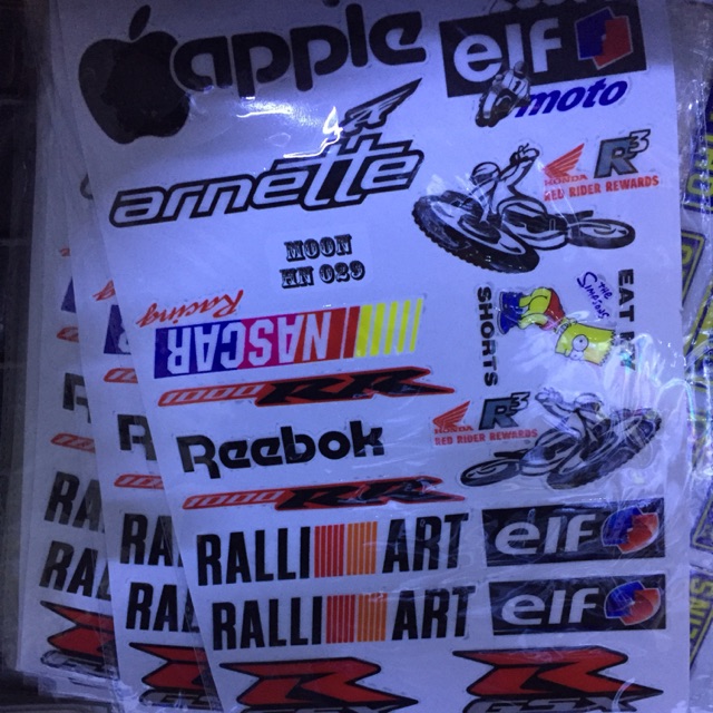 Tem trang trí xe máy