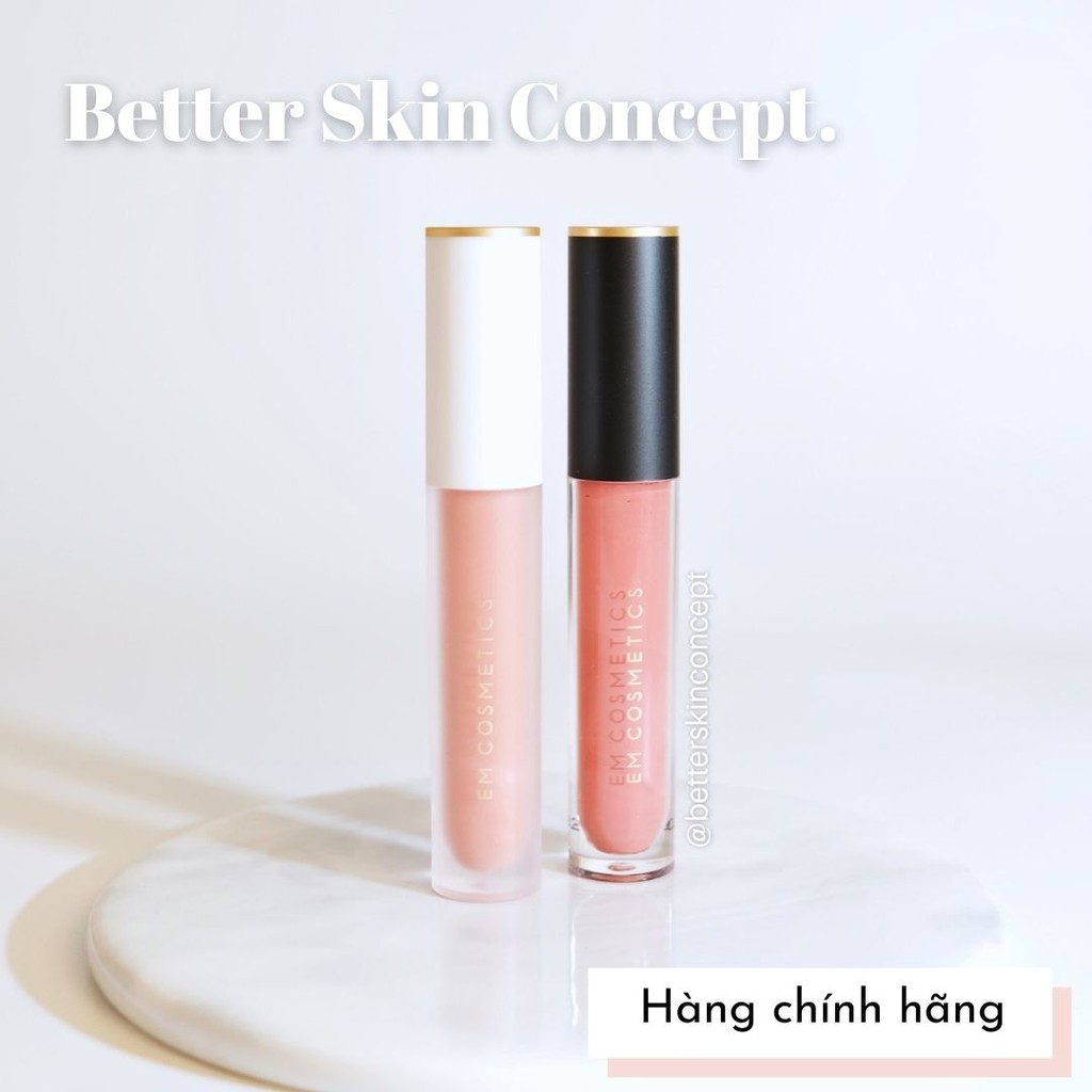 EM Cosmetics True Gloss, Infinite Lip Cloud - Bộ đôi son bóng và son lì dạng kem