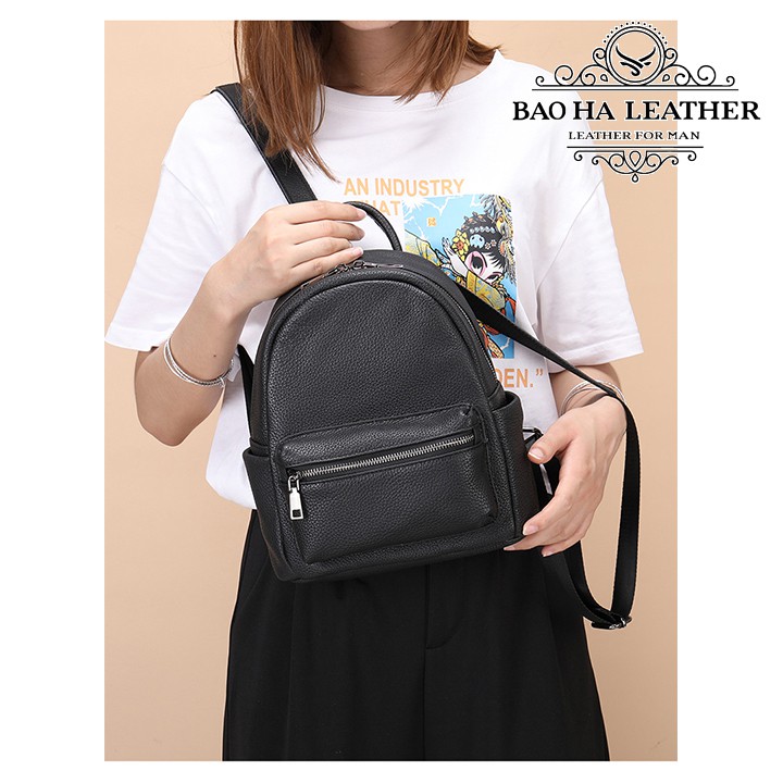 Balo nữ thời trang BHM9283 Da bò thật