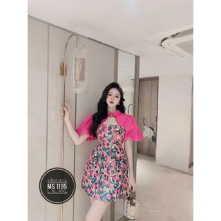 Đầm hoa Bigsize 55 đến 90 ký