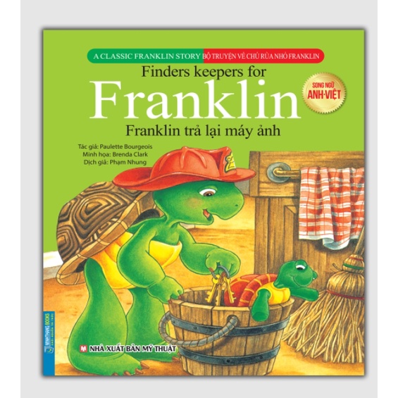 Sách - Bộ truyện về chú rùa nhỏ Franklin - Song ngữ Anh Việt (8 cuốn)