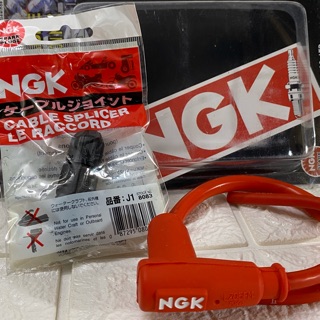 dây tăng áp NGK đỏ gắn xe máy