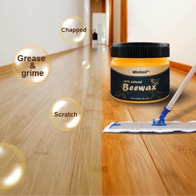 Kem Sáp Ong BEEWAX Vệ Sinh Lau Chùi Đánh Bóng Sàn Gỗ , Đồ Gỗ Nội Thất Chống Thấm Nước