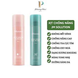Xịt Chống Nắng Toàn Thân Trắng Da Nâng Tone 180ml Jmsolution Spf50+pa++