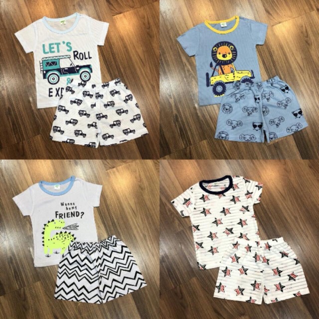 Combo 4 bộ cotton xuất nhật
