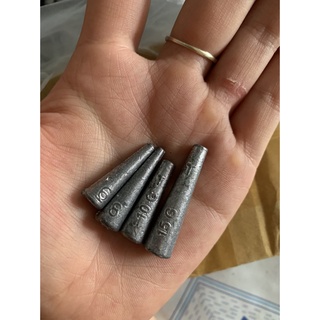 Chì xuyên tâm câu cá đủ size