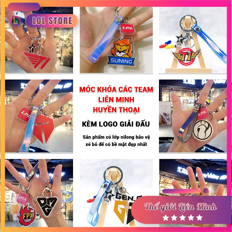 [CÓ SẴN] MÓC KHÓA T1, SKT T1, SN, TES, IG, FPX, RNG, GENG, ... MÓC KHÓA LOL (HÀNG XỊN)