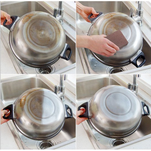 Miếng trà xoong nồi siêu sáng bóng, siêu sạch, trợ thủ đắc lực