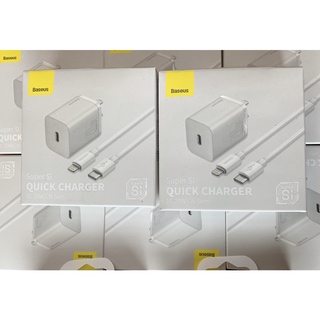 Bộ sạc baseus 20w pd super si type c, củ sạc nhanh qc3.0 kích thước nhỏ gọn cho iphone / ipad