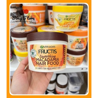 Kem ủ tóc siêu phục hồi Garnier Fructis Hair Food 390ml
