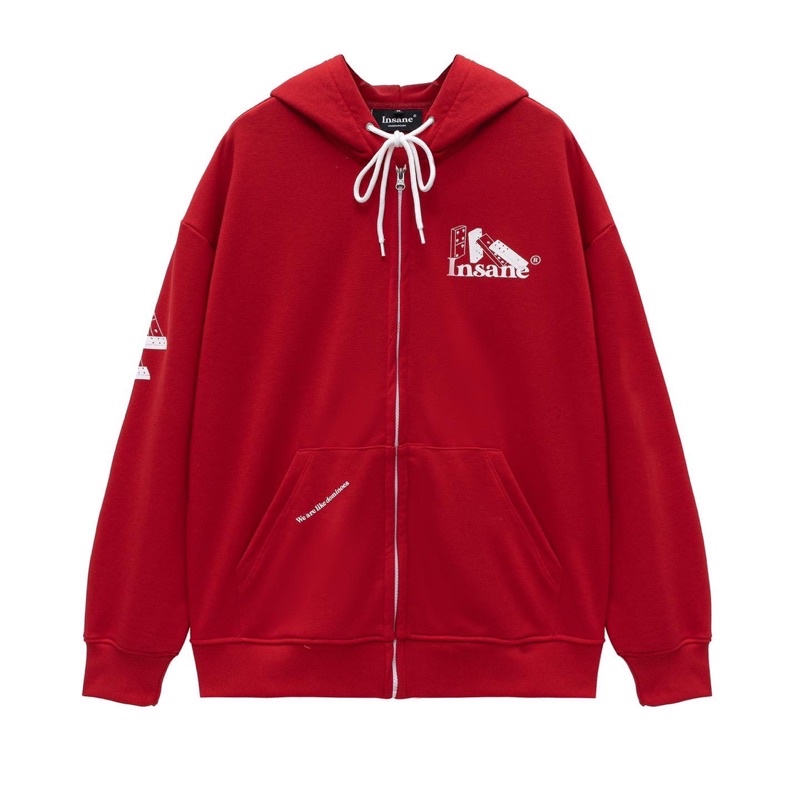 [Áo khoác zip Insane®] Domino Hoodie Zip