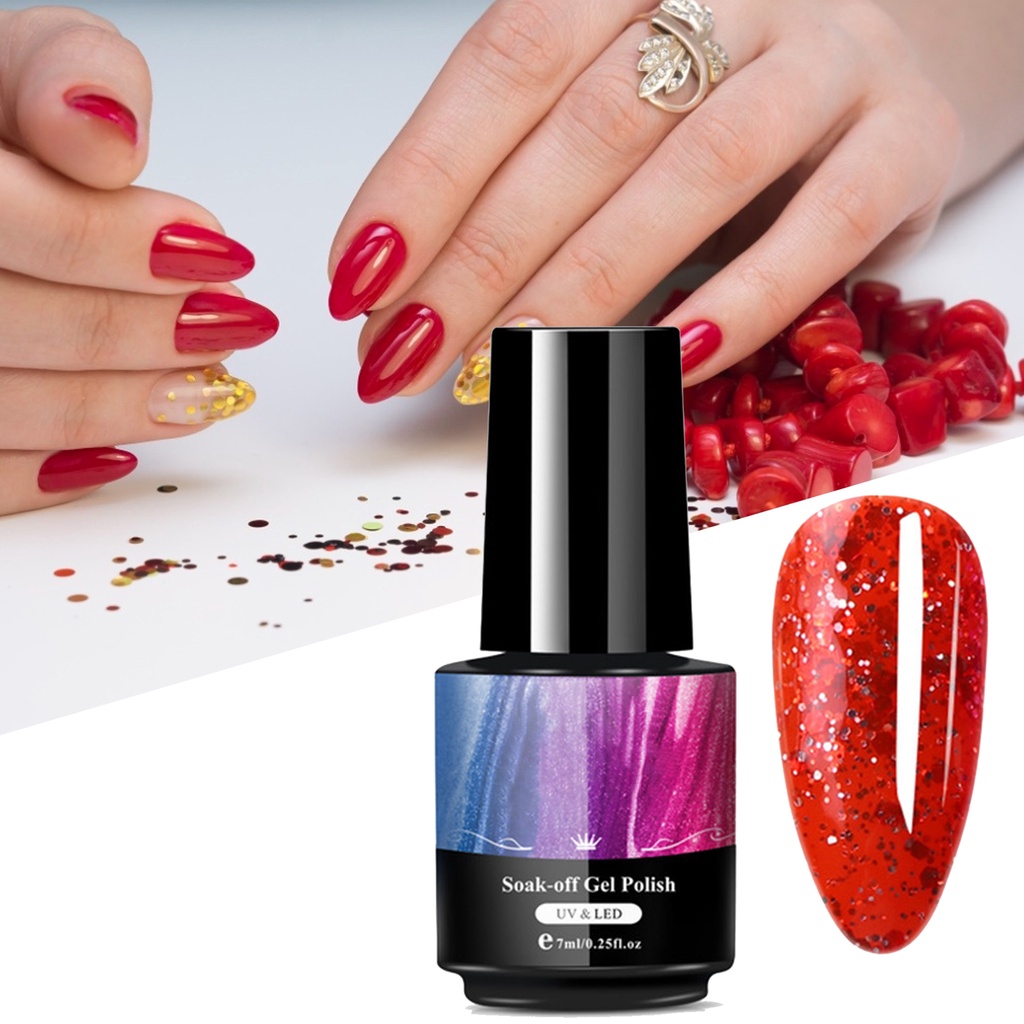 Sơn Móng Tay Gel UV 5ML Sáng Bóng Chuyên Nghiệp