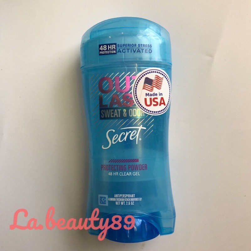 Lăn Khử Mùi Secret CLEAR GEL của Mỹ loại 73g