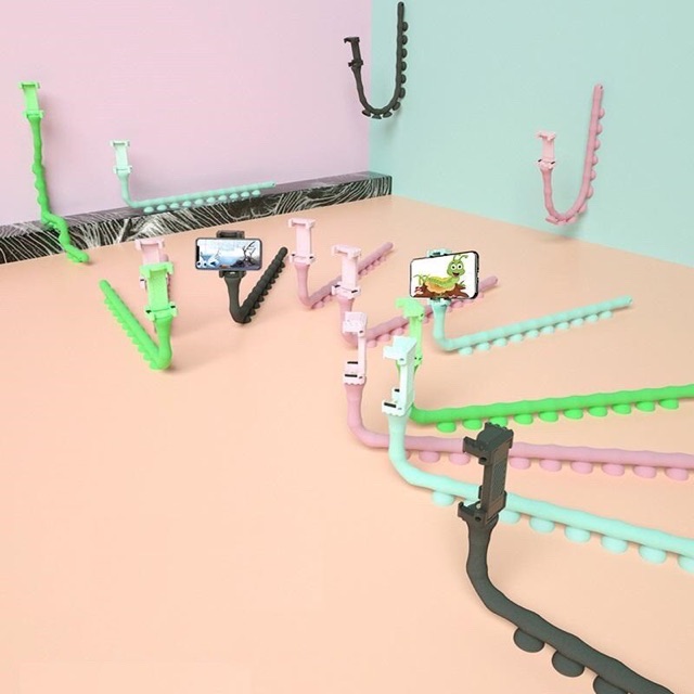 Kẹp điện thoại con sâu hút chân không | BigBuy360 - bigbuy360.vn