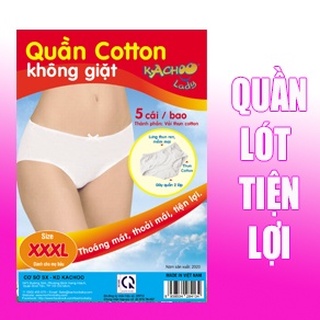 Bịch 5 quần lót cotton mặc 1 lần cho phụ nữ/mẹ bầu sau sinh
