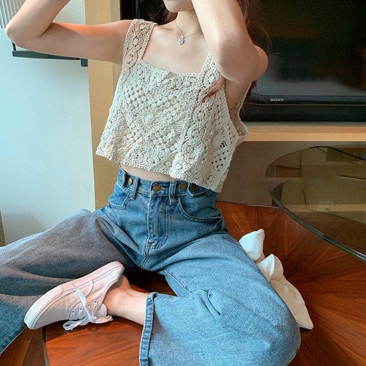 [Augustcloth] Áo gile/ hai dây bản to phong cách Hàn Quốc