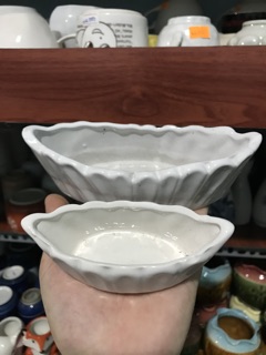 Chậu sứ mini dáng thuyền