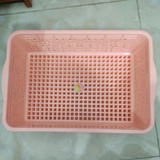 set 10 rổ nhựa to hình chữ nhật 32*24*8.5cm