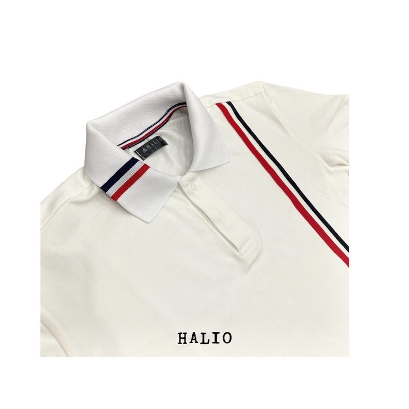 Áo polo form rộng vải Lacotes Cotton siêu bền,co giãn - HALIOMAN