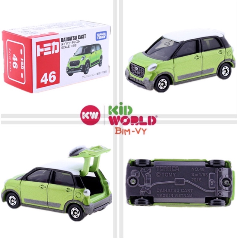 Xe mô hình Tomica Box Daihatsu Cast. MS: 872. Tỷ lệ 1:58.