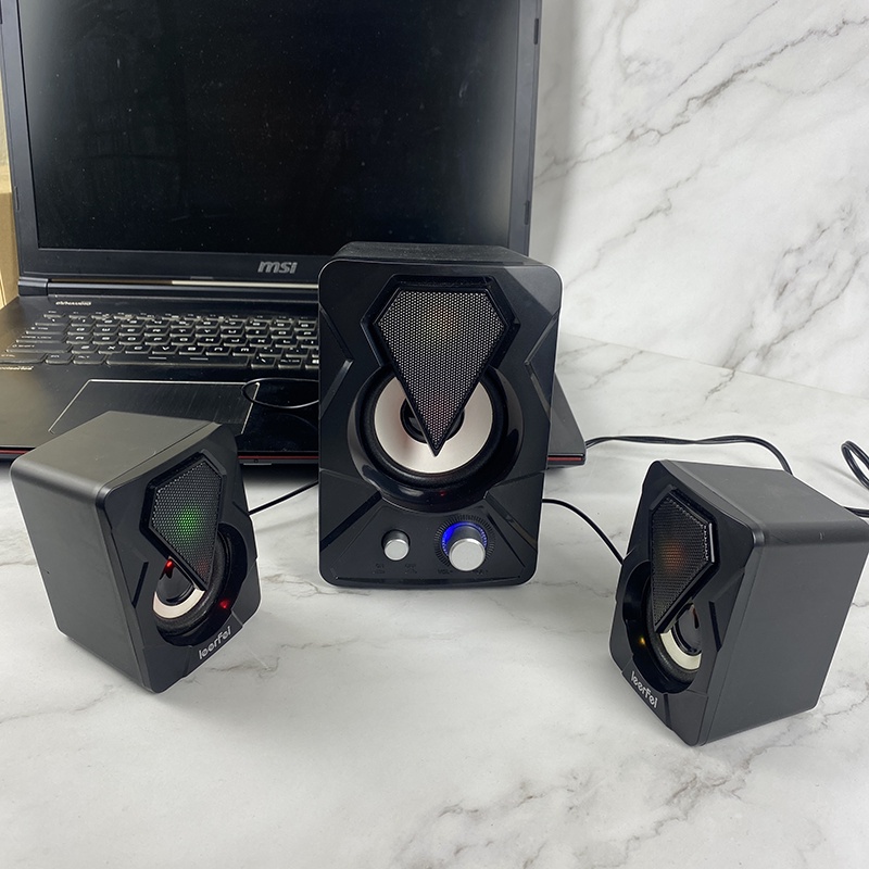 Loa máy tính để bàn mini LED cây bass mạnh loa vi tính cây pc MOCADO L1307