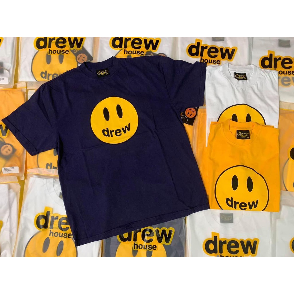 ⚡️[HÌNH THẬT + FREESHIP] - Tee Drew full cotton cao cấp full tag túi, áo thun drew justin bieber , BARO STREETWEAR