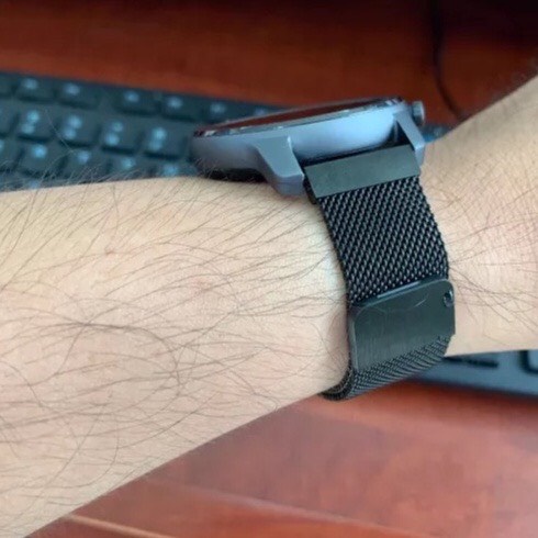 Dây Đeo Đồng Hồ Size 20mm 22mm Kim Loại Lưới Hít Nam Châm [Tặng Chốt Gắn Thông Minh]