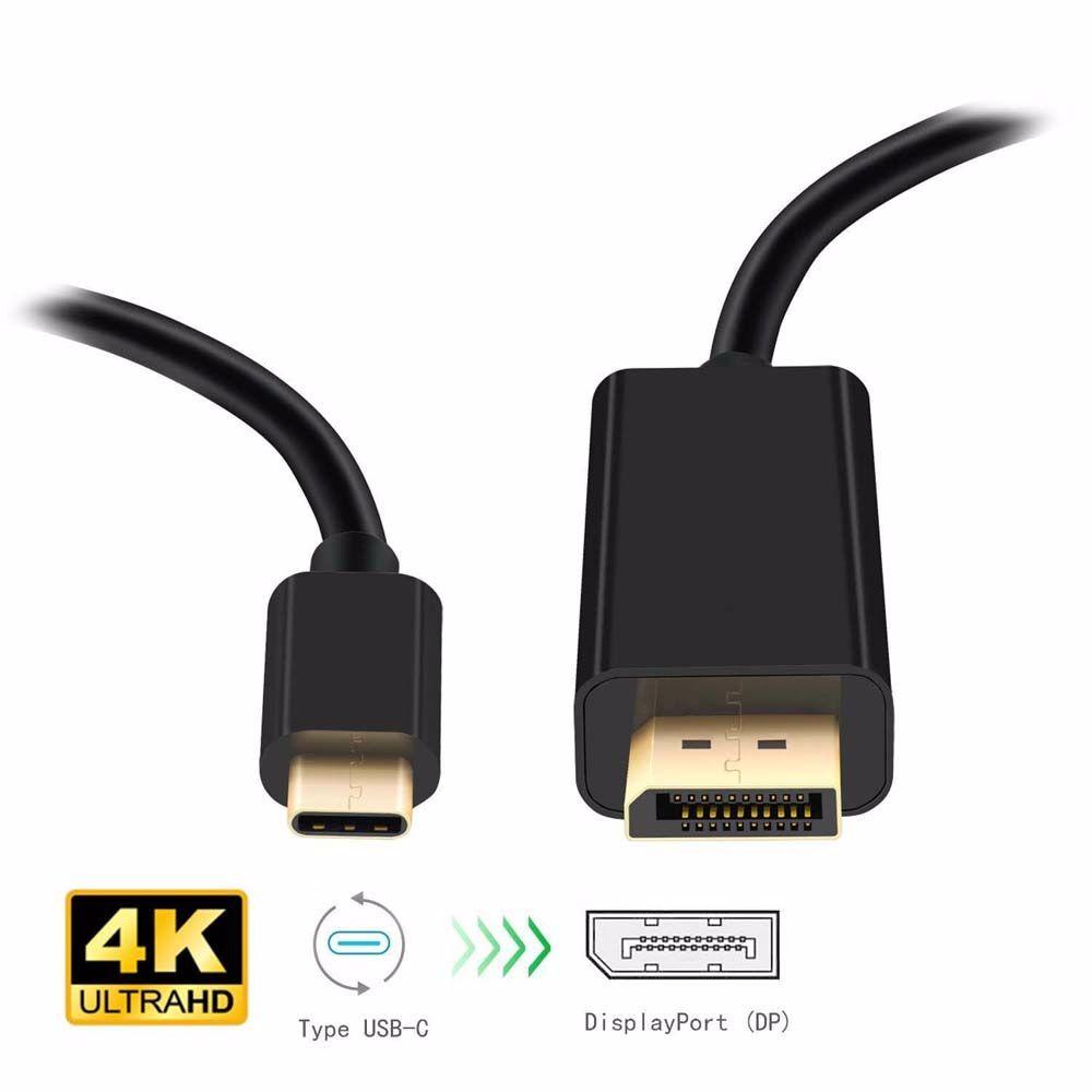 Dây Cáp Chuyển Đổi USB C Sang DP 4K USB 3.1 USB-C