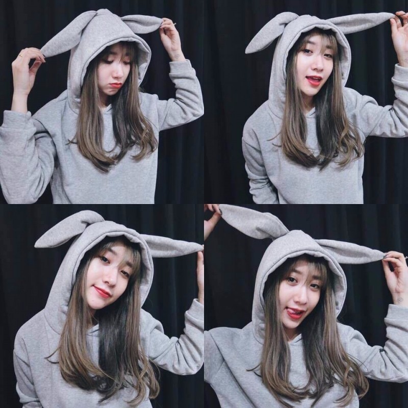 Áo khoác nỉ tai thỏ so cute - atshoppee | BigBuy360 - bigbuy360.vn