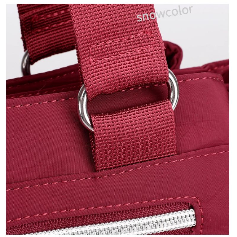 Túi Đeo Chéo Canvas Chống Thấm Nước Phong Cách Hàn Quốc Cho Nữ