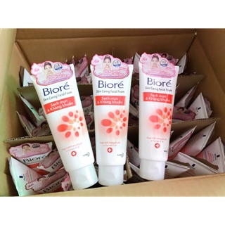 Sữa rửa mặt biore sạch mụn - kháng khuẩn 100gram