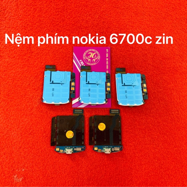 Nệm phím nokia 6700c zin