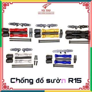 [Xả kho 3 ngày] Chống đổ sườn xe R15 nhôm CNC hàng chuẩn loại 1