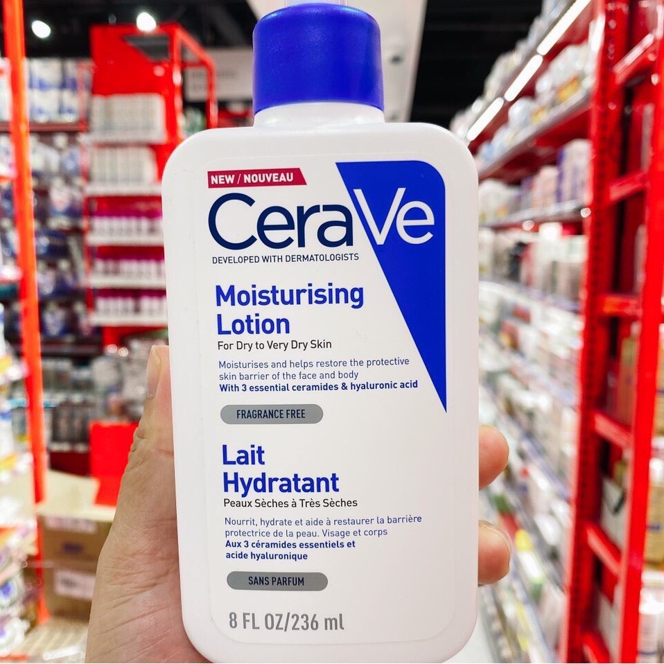 Sữa Dưỡng Thể Cerave Moisturising Lotion Lait Hydratant 236ml